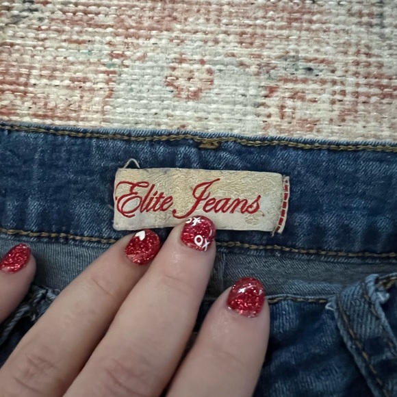 Elite Jeans Super Stretch Medium Wash Size 5 - Picture 5 of 6